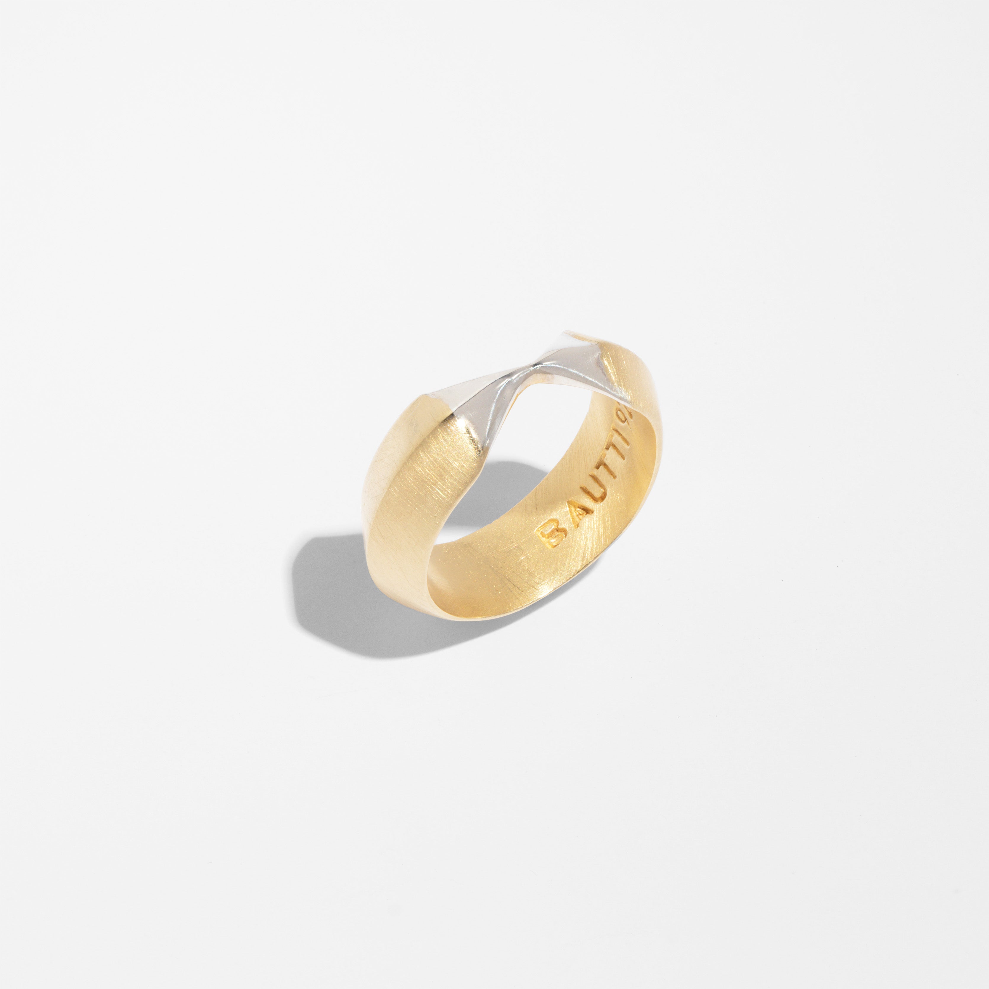 Anel Garra Banho Ouro 18k