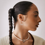 Argola Cipó Mini Prata