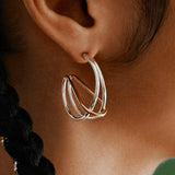 Origin Hoop Silver and 18k Gold Plated