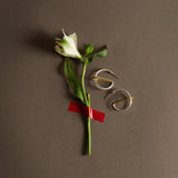 Argola Origem Prata e Banho Ouro 18k