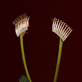 Brinco Carnívora II Prata e Banho Ouro 18k