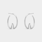 Argola Cipó Mini Prata