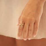 Anel Entrelaços Ouro