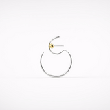 Argola Ear Hook (Pi) Prata